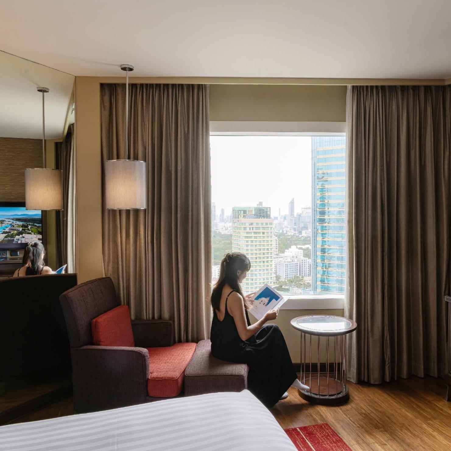 Hilton Bangkok Grande Asoke Hotel Buitenkant foto